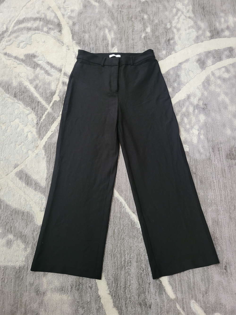 Ricki's Elegant Black High-Rise Wide-Leg Women's Trousers Size 10